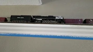 UP 841 Ho Scale Moving but Rough - Wall Train 61
