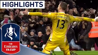 Full Shootout - West Ham 2-2 (9-8 Pen) Everton (2014/15 FA Cup R3) | Goals & Highlights