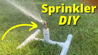 DIY cheap sprinkler build - EASY and so SIIMPLE