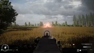 Browning .50 Cal vs. German tank (Post Scriptum)