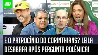 "O QUE É ISSO???" Leila é questionada sobre PATROCÍNIO do Corinthians e DESABAFA no Palmeiras!