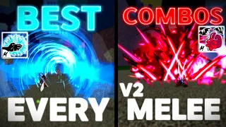 The BEST Combos for EVERY V2 Melee in Blox Fruits...