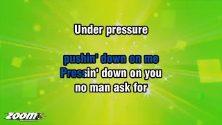 Jedward - Under Pressure Ice Ice Baby - Karaoke Version from Zoom Karaoke