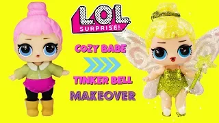 DIY Cozy Babe to TINKERBELL LOL Surprise Doll MAKEOVER Fan Request