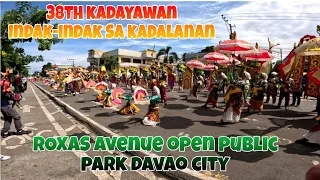 38th KADAYAWAN INDAK-INDAK SA KADALANAN ROXAS AVENUE OPEN PUBLIC PARK DAVAO CITY.