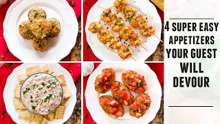 4 Last-Minute APPETIZERS to Make your Holiday Party a Hit