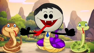 What if we Convert into an Anaconda? + more videos | #aumsum #kids #cartoon #whatif