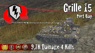 Grille 15  |  9,7K Damage 4 Kills  |  WoT Blitz Replays