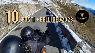 10 luoghi più belli, visti nel 2023 in moto