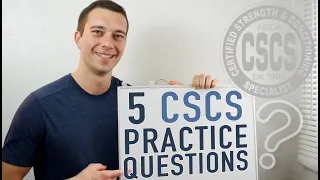 5 CSCS Practice Questions! (NSCA CSCS Exam Preparation)
