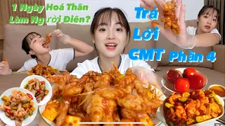 Mukbang Chân Gà Sốt Thái Rút Xương Siêu To Cay Xè Và Chuyện Một Ngày Làm Người Điên - Trả Lời CMT P4