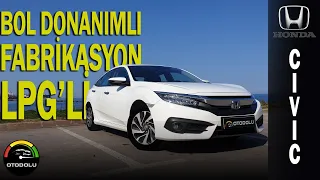 Honda Civic | Fabrikasyon LPG'li | Kullanışlı Opsiyonlar | 1.6 Eco Executive |TEST | OTODOLU