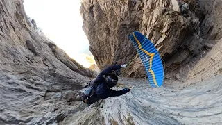 Grinding "The Crack" - Speedflying version / GoPro MAX