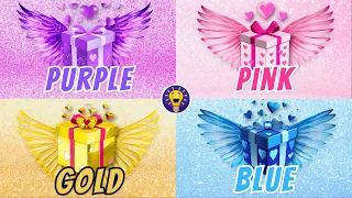 Choose Your Gift from 4Boxes 🎁😍💜🩷💛🩵4 giftbox challenge-#4giftbox #pickonekickonegame #wouldyourather