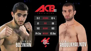 Грачик Бозинян vs. Шамиль Абдулхаликов | Grachik Bozinyan vs. Shamil Abdulkhalikov | ACB 55