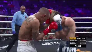 Leo Santa Cruz-Keenan Carbajal highlights