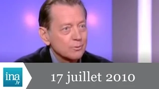 20h France 2 du 17 juillet 2010 - Bernard Giraudeau est mort - Archive INA