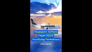 Singapore Airlines Flight SQ321 terrifying turbulence -  British man killed #singaporeairlines