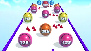 Ball Merge 2048 - All Levels Ball Gameplay Android, iOS ( Level 2606 - 2616 )