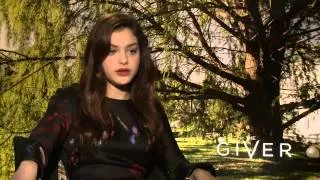 Odeya Rush on "The Giver."