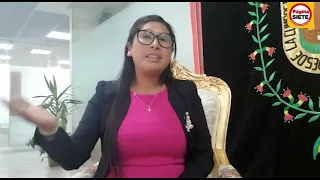 Página Siete entrevista a la alcaldesa de la ciudad de El Alto, Eva Copa