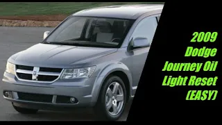 2009 Journey Engine Oil Light Reset (EASY)