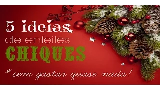 DIY ESPECIAL DE NATAL #1 - Enfeites lindos sem gastar quase NADA!