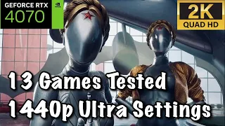 i5 13600KF | RTX 4070 | Tested 13 Games