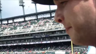 Cleveland Indians Bullpen Catcher Francisco Morales tells Heckler to "Shut the f%^k up"