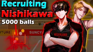 Recruiting Dark Nishikawa. 5000 balls. The Spike. Volleyball 3x3