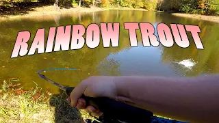 Fishing a Stocked Trout Pond