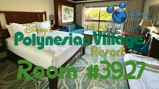 4K HDR Room Tour Polynesian Deluxe Studio Disneyworld | Disney Vacation Club DVC 2023 Room # 3927