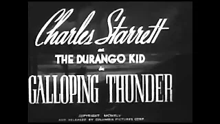 The Durango Kid - Galloping Thunder - Charles Starrett, Smiley Burnette