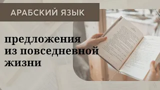 Арабский язык |  Предложения из повседневной жизни