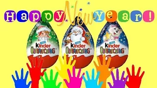 Kinder Surprise Eggs New Special Edition New Year 2018 Toys Opening & Unboxing | Eggs and Toys TV