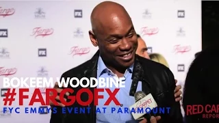 Bokeem Woodbine "Mike Milligan" interviewed at FX’s Fargo FYC Event #FargoFX #Fargo #Emmys