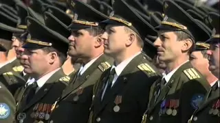 9 мая 2006г. Москва. Красная площадь. Военный парад. Первый канал.