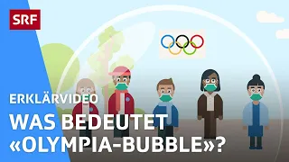 Wozu ist die «Olympia-Bubble» gut? | Erklärvideos für Kinder | SRF Kids – Kindervideos