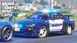 We need to STOP Street Racing in Blaine County!! (GTA 5 Mods - LSPDFR Gameplay)