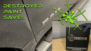 DISASTER DETAIL! Correcting Swirled Black Paint | 9 Year Adam’s Graphene Ceramic Coating - Advanced