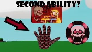 RUN GLOVE SECOND ABILITY + SECRET VOICELINE?  - Roblox Slap Battles