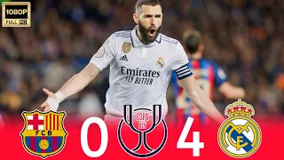 Real Madrid 4 x 0 Barcelona semi-final Copa Del Rey Extended HighLight Full HD《Arabic Commentary》