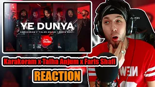 Karakoram x Talha Anjum x Faris Shafi - Ye Dunya || Classy's World Reaction