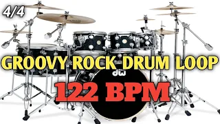 GROOVY ROCK DRUM LOOP | 122 BPM