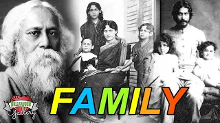 Rabindranath Tagore Family With Parents, Wife, Son, Daughter, Brothers and Sister