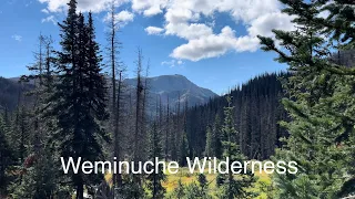 Weminuche Wilderness: 4 Day Backpacking Trip/Pine River/Rio Grand Pyramid/Flint Lakes