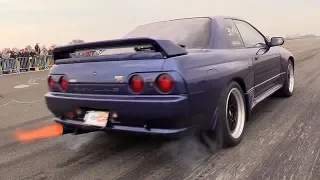 680HP Nissan Skyline GT-R R32 - BRUTAL Launch Control Accelerations!