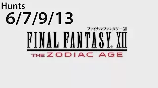 Final Fantasy XII The Zodiac Age - Hunts 6/7/9/13 | Let's Play / Gameplay