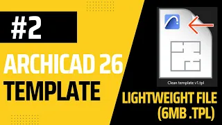 #ArchiCAD 26 Template Tutorial 2: How to create a clean Template File #architecture #bim #ai