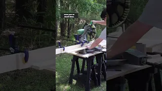 DIY Outdoor Table using a Stop Block Jig (Easy Woodworking Hack)!